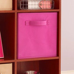 Cubeicals Closetmaid Fuschia Fabric Drawer x2